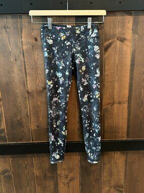 Ivivva Lined Reversible Leggings Rare Print Girls Size 8